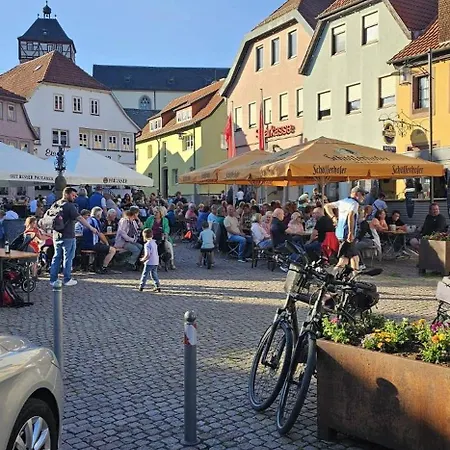 Stadtblick Bischofsheim Privatunterkunft Bischofsheim an der Rhön